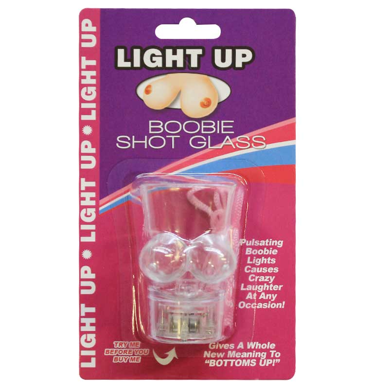 Light Up Boobie Shot Glass With String - Royal Sins