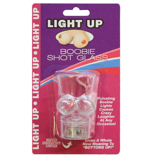 Light Up Boobie Shot Glass With String - Royal Sins