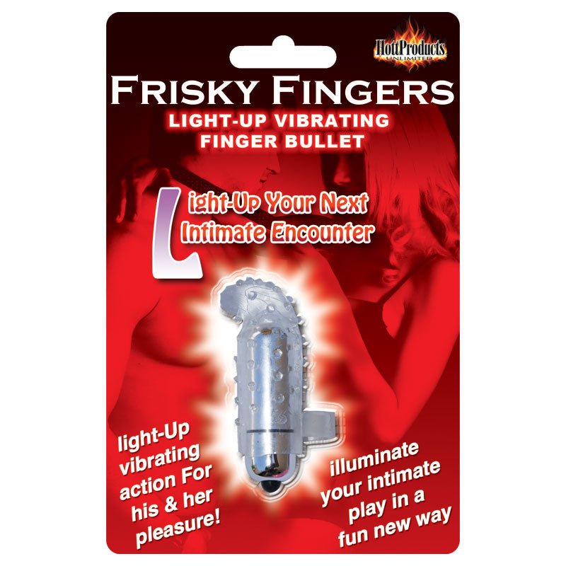 Light Up Frisky Finger - Clear. - Royal Sins
