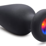 Light Up Silicone Anal Plug - Large - Royal Sins