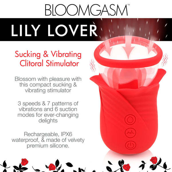 Lily Lover Sucking & Vibrating Clitoral Stimulator - Royal Sins