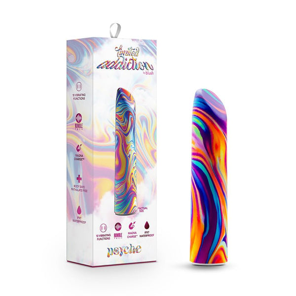 Limited Addiction Psyche Power Vibe Rechargeable Bullet Rainbow - Royal Sins