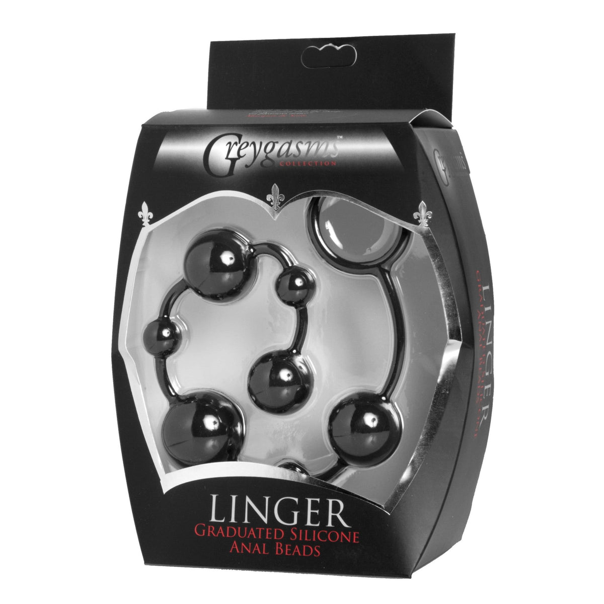 Linger Graduated Silicone Anal Beads - Royal Sins