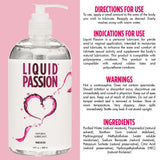 Liquid Passion Natural Lubricant - 16oz - Royal Sins