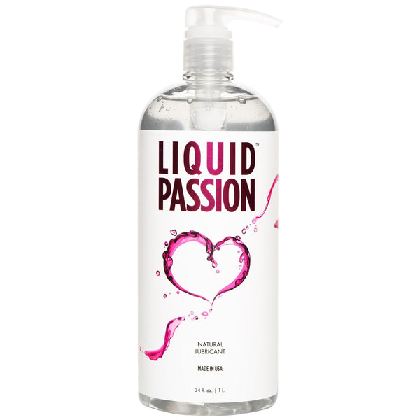 Liquid Passion Natural Lubricant - 34oz - Royal Sins