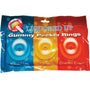 Liquored Up Pecker Gummy Rings - 3pk (Bahama Mama, Mai Tai and Strawberry Daiquiri - Royal Sins