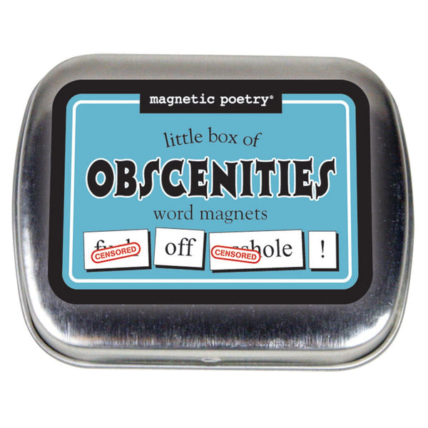 Little Box of Obscenities Word Magnets - Royal Sins