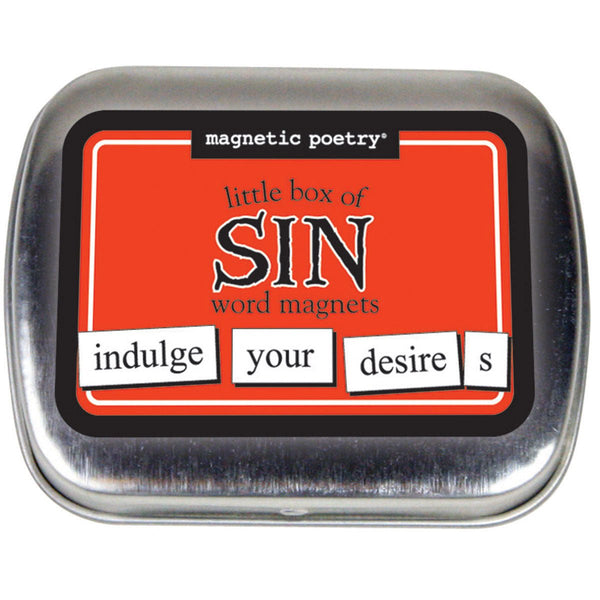 Little Box of Sin Word Magnets - Royal Sins