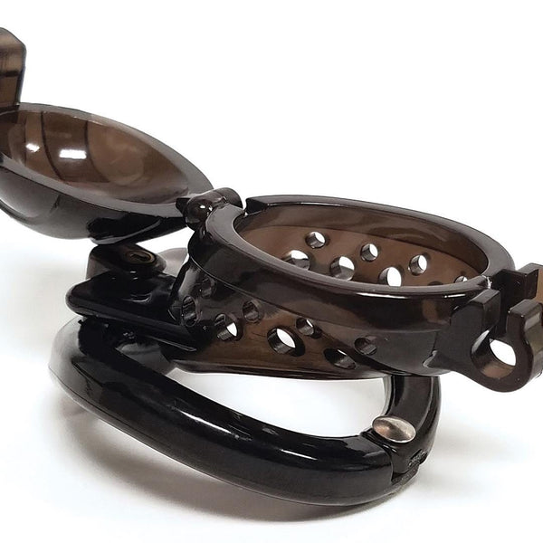 Lockdown Customizable Chastity Cage - Black - Royal Sins