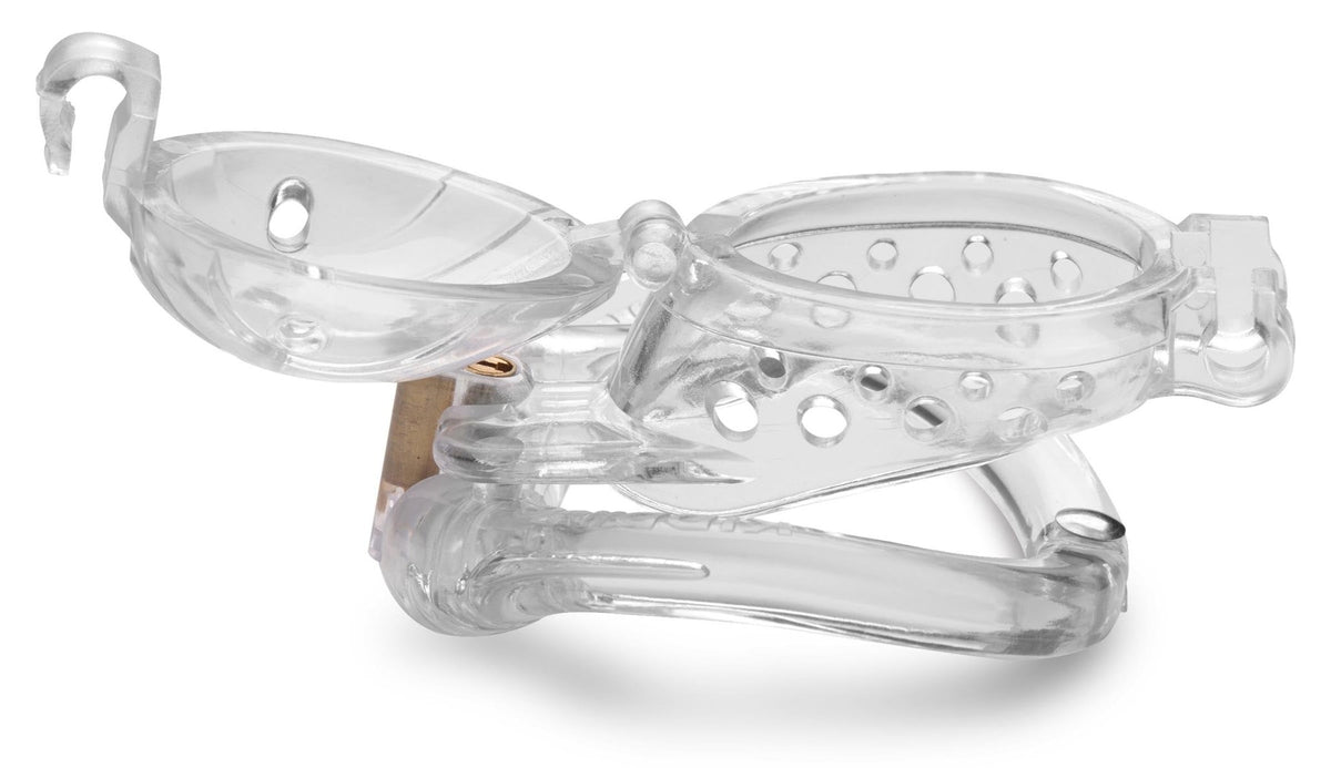 Lockdown Customizable Chastity Cage - Clear - Royal Sins