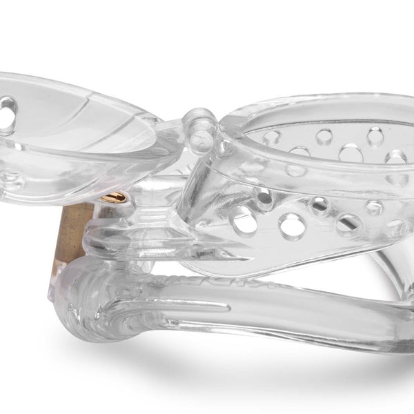 Lockdown Customizable Chastity Cage - Clear - Royal Sins