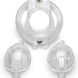 Lockdown Customizable Chastity Cage - Clear - Royal Sins