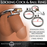 Locking Cock and Ball Ring - Royal Sins