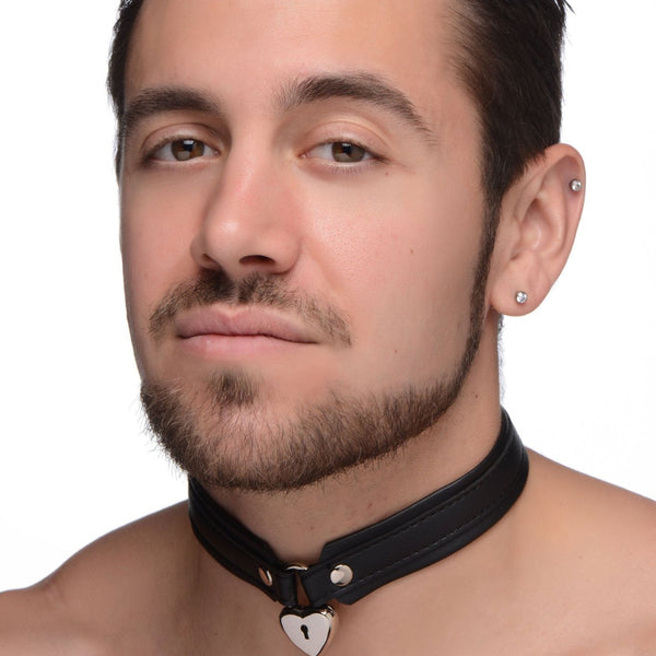 Locking Heart Collar - Royal Sins