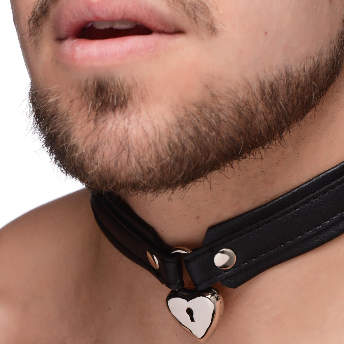 Locking Heart Collar - Royal Sins