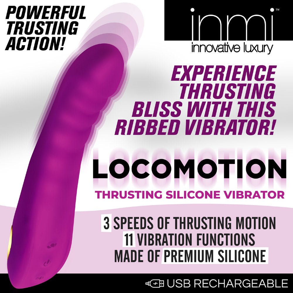 Locomotion Thrusting Silicone Vibrator - Royal Sins