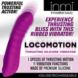 Locomotion Thrusting Silicone Vibrator - Royal Sins