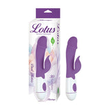 Lotus Sensual Massagers #6 Dual Stimulator Silicone Purple - Royal Sins