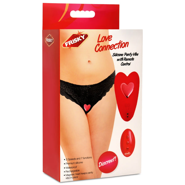 Love Connection Silicone Panty Vibe with Remote Control - Royal Sins