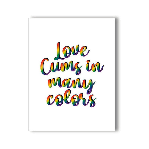 Love Cums in Many Colors Naughty Kard - Royal Sins