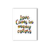 Love Cums in Many Colors Naughty Kard - Royal Sins