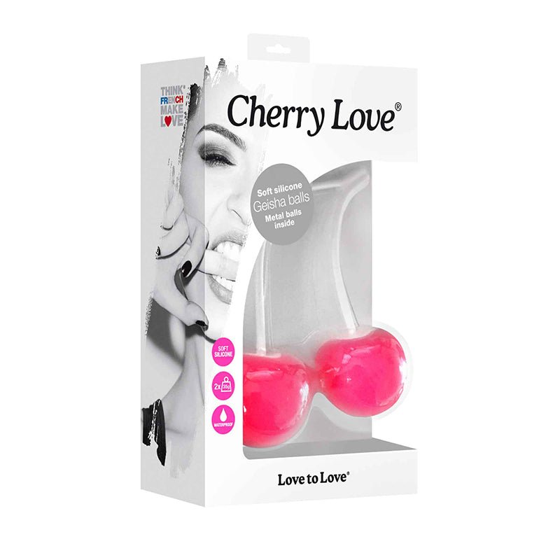 Love to Love Cherry Love Silicone Kegel Balls - Royal Sins