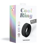 Love to Love Cool Ring Silicone Cockring Noir - Royal Sins