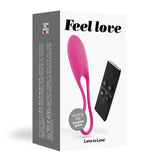 Love to Love Feel Love Vibrating Silicone Egg with Remote Pink - Royal Sins
