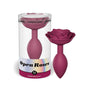 Love to Love Open Roses Silicone Anal Plug Plum Star M - Royal Sins