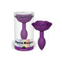 Love to Love Open Roses Silicone Anal Plug Purple Rain S - Royal Sins