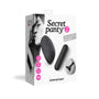 Love to Love Secret Panty 2 Rechargeable Vibrating Panty Set With Remote Black Onyx (box) - Royal Sins