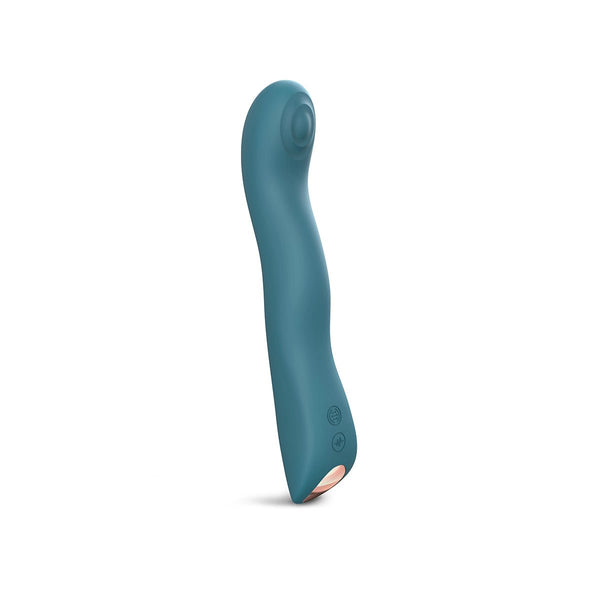 Love To Love Swap Rechargeable Triple Motor Tapping Silicone G - Spot Vibrator Teal Me - Royal Sins