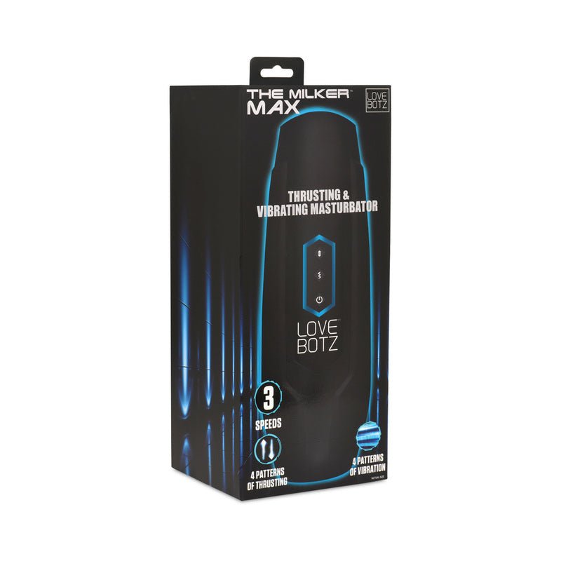 LoveBotz The Milker Max 14X Thrusting & Vibrating Masturbator - Royal Sins