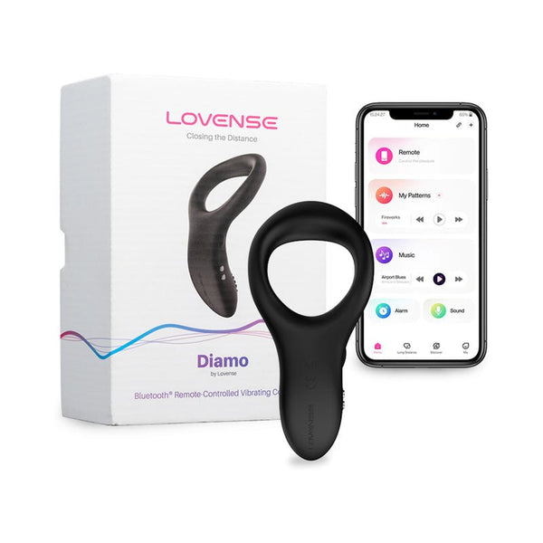 Lovense Diamo Bluetooth Remote - Controlled Vibrating Cockring - Royal Sins