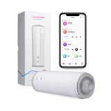 Lovense Max 2 Bluetooth App - Controlled Vibrating and Suction Masturbator (Neutral Sleeve) - Royal Sins