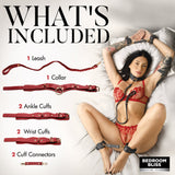 Lover's Restraints Set - Red - Royal Sins