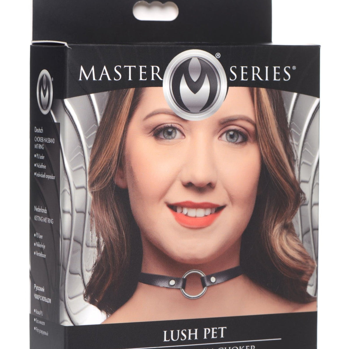 Lush Pet Silver Ring Slim Choker - Royal Sins