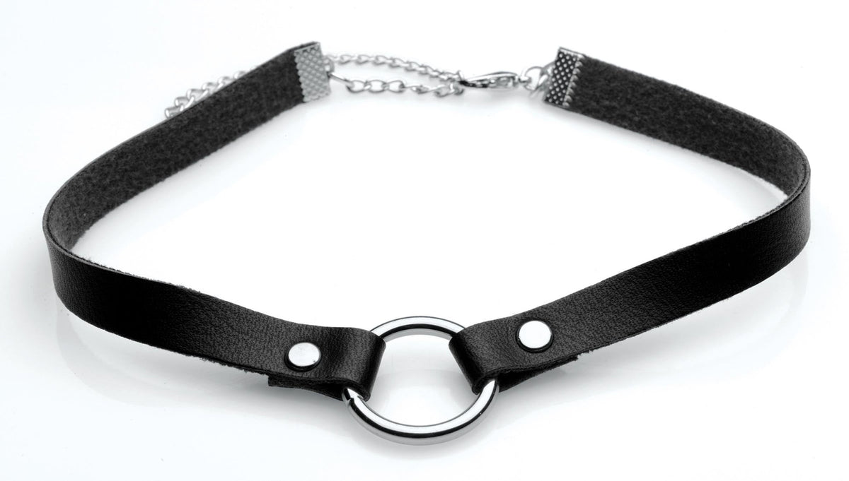 Lush Pet Silver Ring Slim Choker - Royal Sins