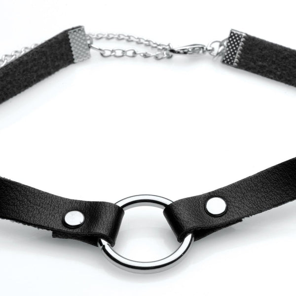 Lush Pet Silver Ring Slim Choker - Royal Sins