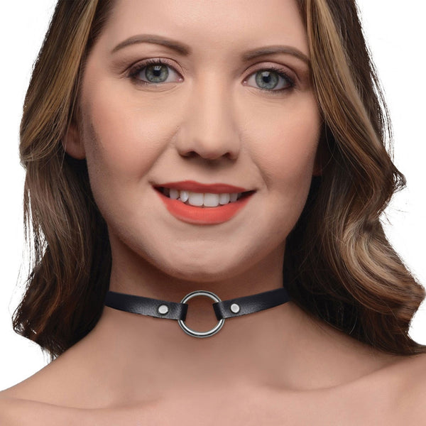 Lush Pet Silver Ring Slim Choker - Royal Sins