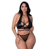 Lust Fetish Double Crossed Nadia Black Queen Size - Royal Sins