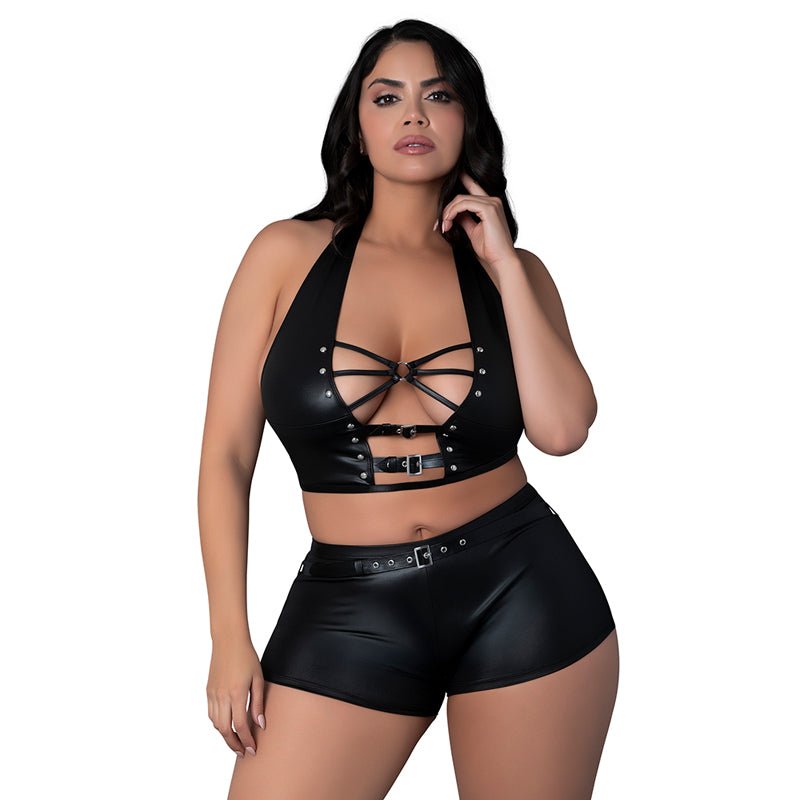 Lust Fetish Thalia Black Queen Size - Royal Sins
