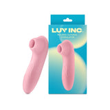 Luv Inc Cs19 Pulsing Clitoral Stimulator Rechargeable Silicone Light Pink - Royal Sins