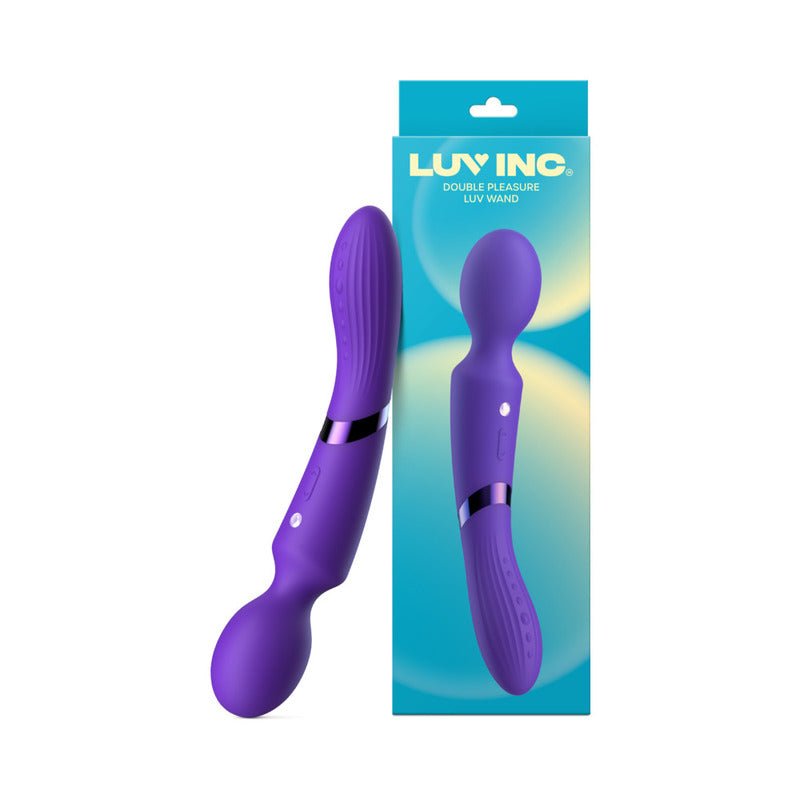 Luv Inc De39: Double - Ended Luv Wand Dark Purple - Royal Sins