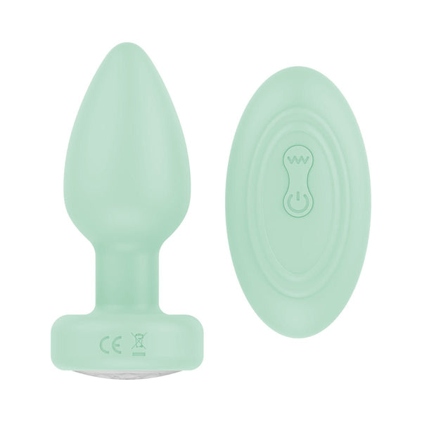 Luv Inc Pr17: Vibrating Plug W/ Remote Green - Royal Sins