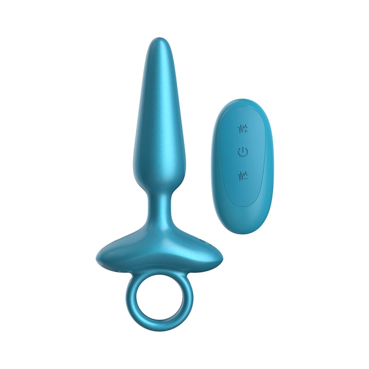 Luv Inc. Pr37: Pointy Ring Luv Plug Metallic Blue - Royal Sins