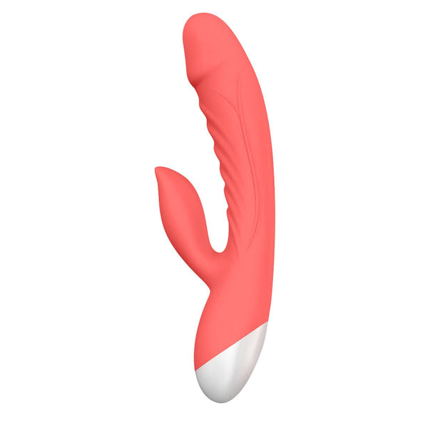 Luv Inc Rabbit Vibrator - Coral - Royal Sins