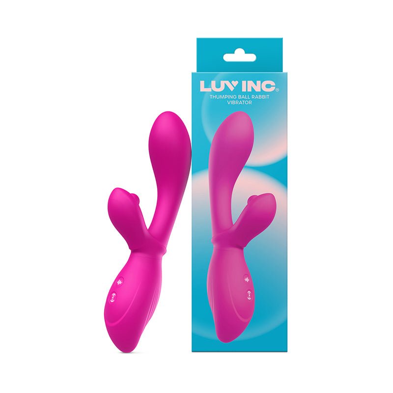 Luv Inc Tb58: Thumping Ball Rabbit Vibrator Pink - Royal Sins