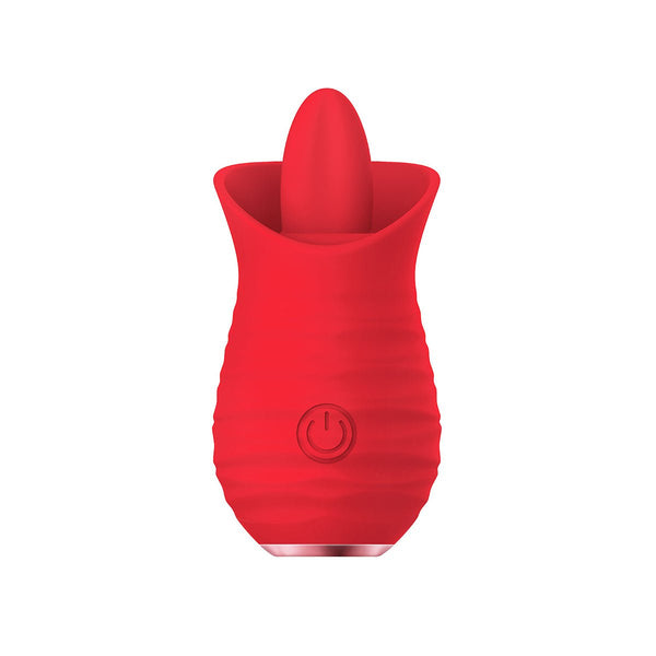 Luv Inc Tongue Flickering Vibrator - Red - Royal Sins