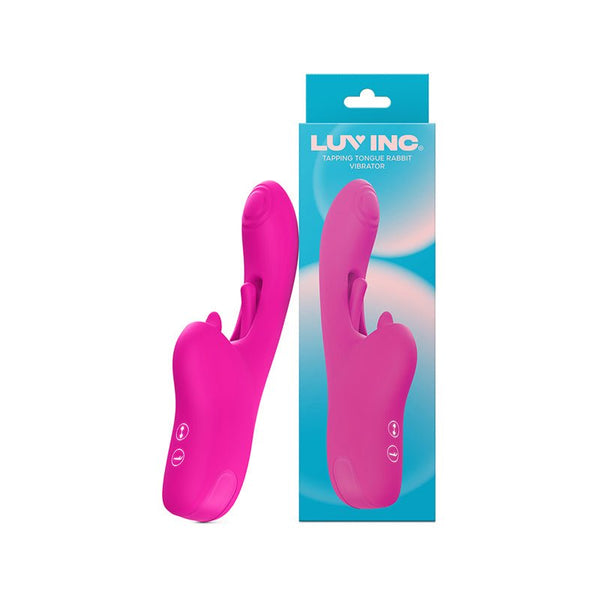 Luv Inc Tr46: Tapping Tongue Rabbit Vibrator Pink - Royal Sins